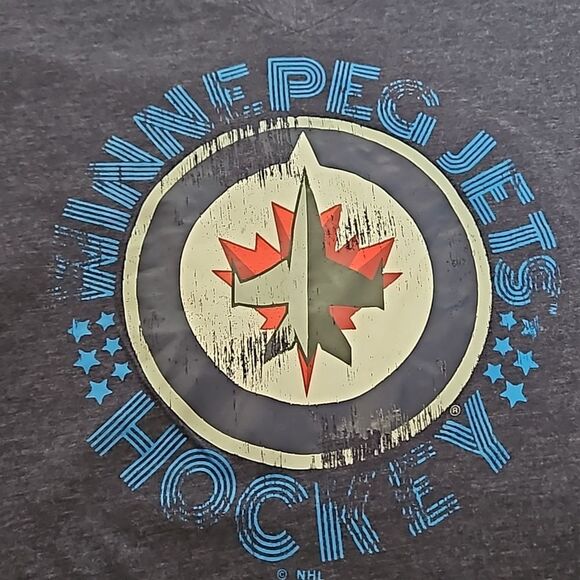 NHL Women's Hockey Winnipeg Jets  Logo Short Sleeves T-Shirt - Picture 13 of 16